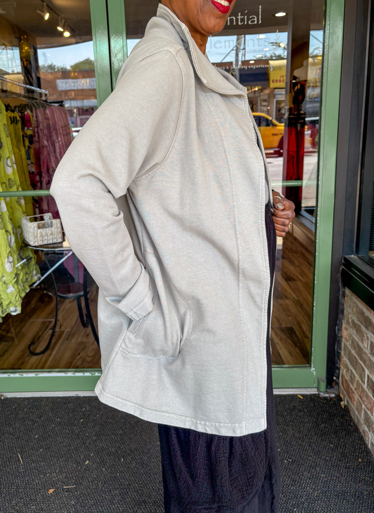 Gerties No Button Coat, Moonrock - Essential Elements Chicago