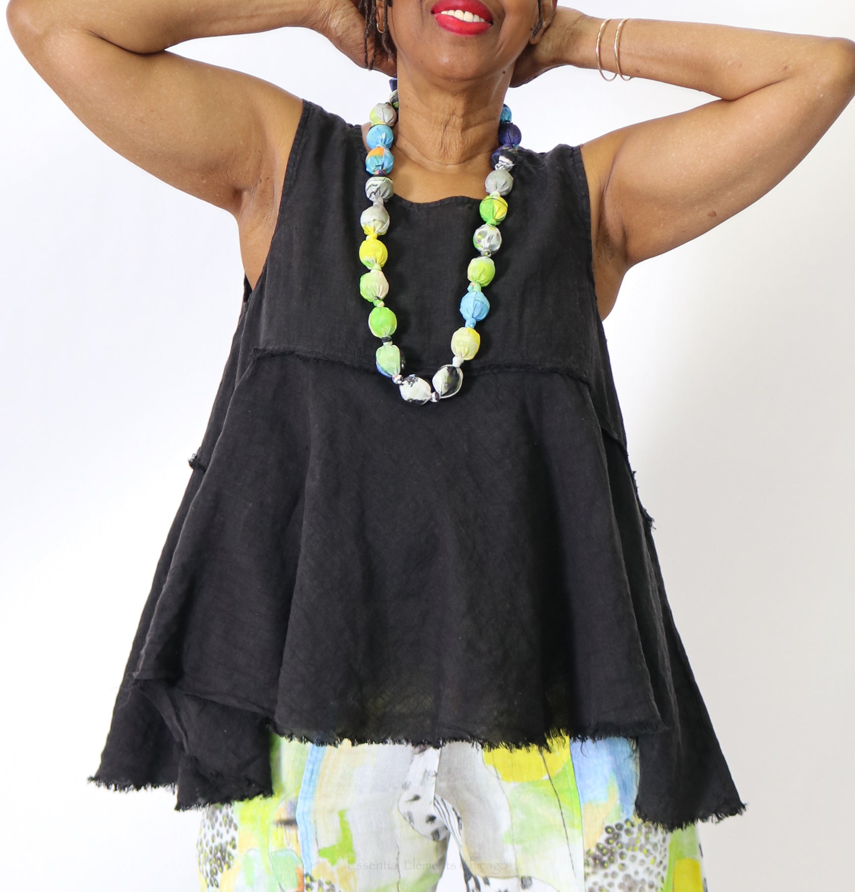Grizas Linen Tank - Essential Elements Chicago