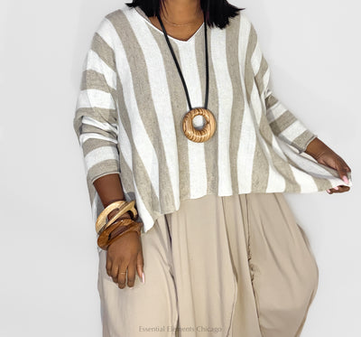Grizas Exposed Seams Cotton Dress - Essential Elements Chicago