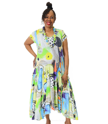 Grizas Multi Print Dress - Essential Elements Chicago
