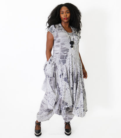 Grizas Printed Abstract Trousers - Essential Elements Chicago