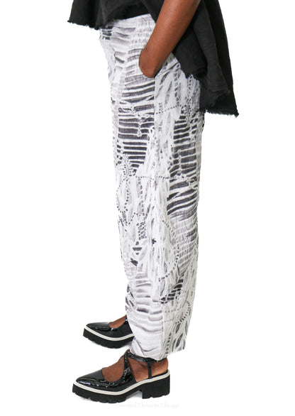 Grizas Printed Abstract Trousers - Essential Elements Chicago