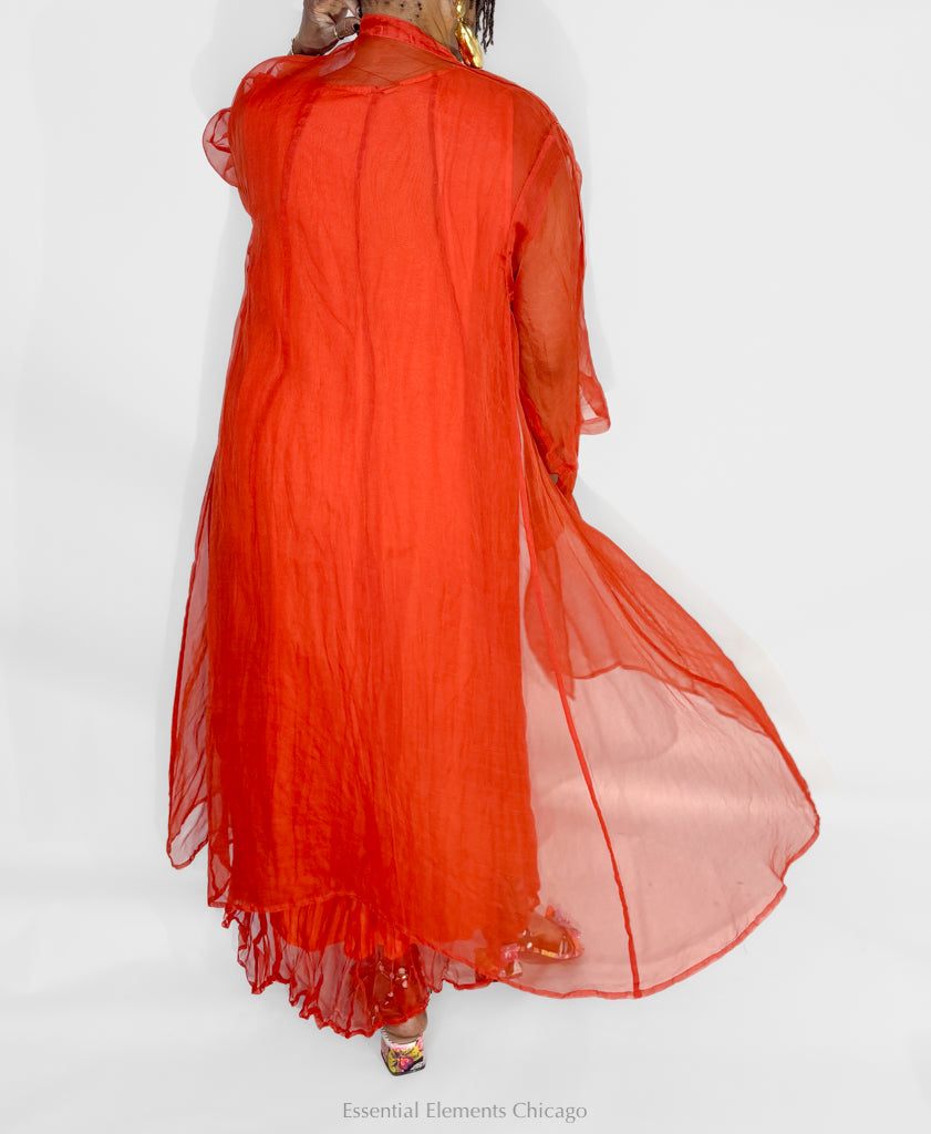 Grizas Silk Chiffon Jacket - Essential Elements Chicago