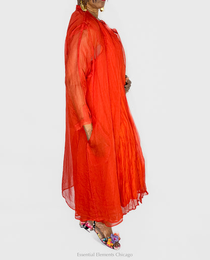 Grizas Silk Chiffon Jacket - Essential Elements Chicago