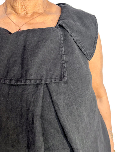 Grizas Sleeveless Linen Dress - Essential Elements Chicago