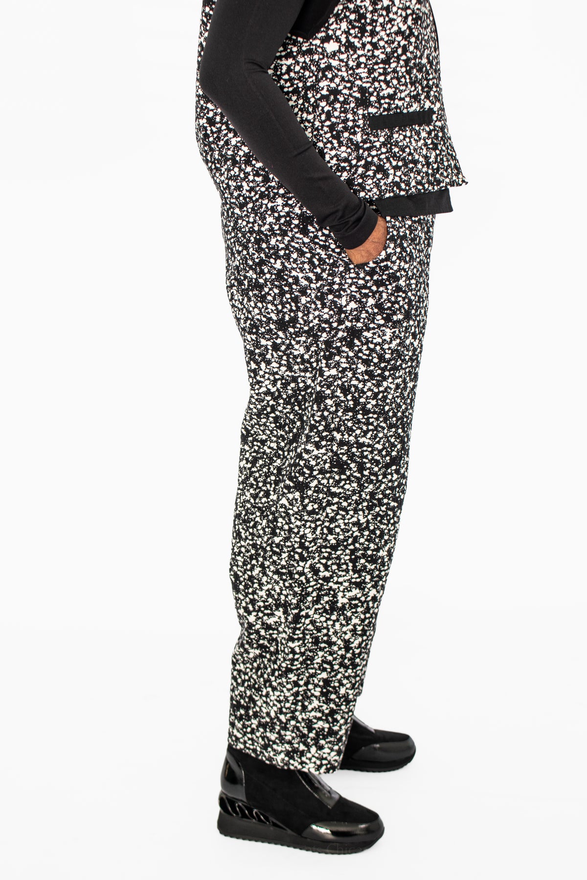 Grizas Speckled Button Pants - Essential Elements Chicago