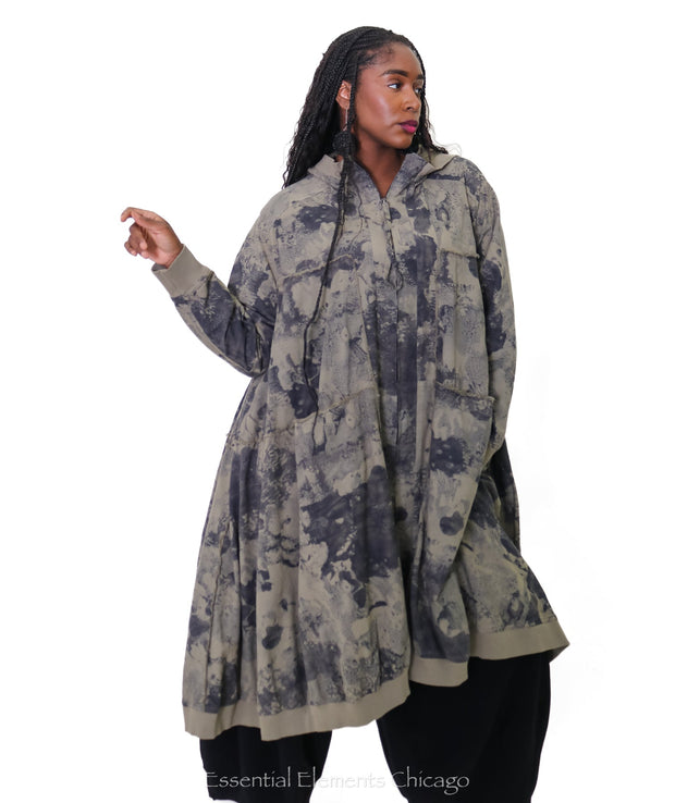 Grizas Swing Coat, Sage - Essential Elements Chicago