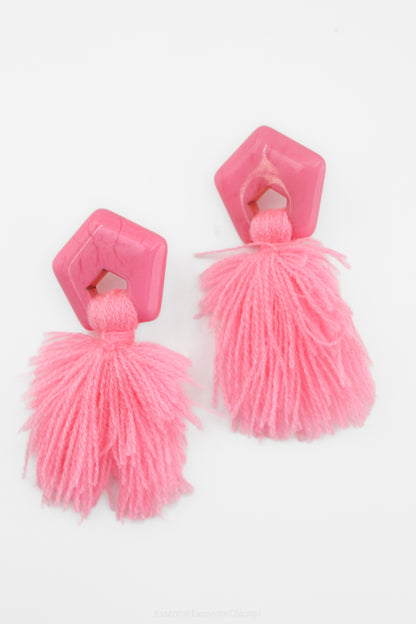 Hex Fringe Earrings - Essential Elements Chicago