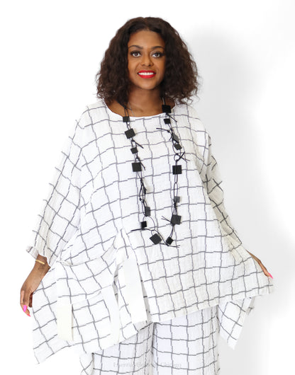 Heydari Asymmetrical Grid Top - Essential Elements Chicago