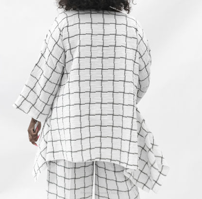 Heydari Asymmetrical Grid Top - Essential Elements Chicago
