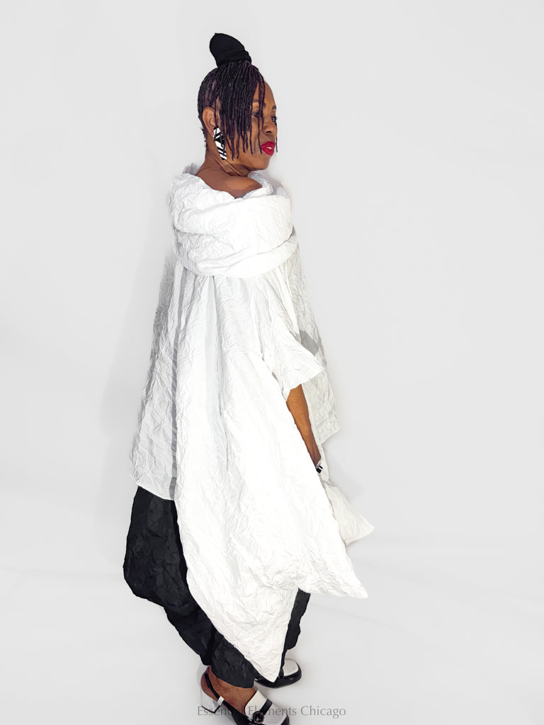 Heydari Crinkle Cowl Top - Essential Elements Chicago