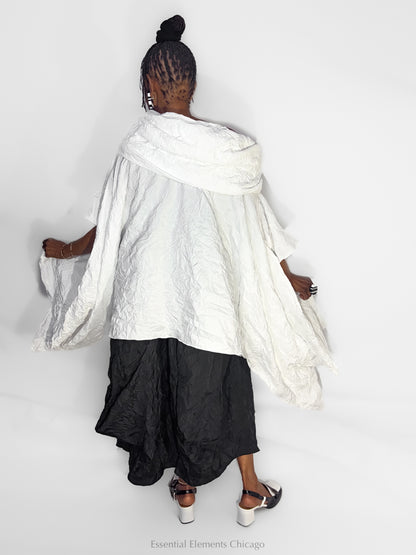 Heydari Crinkle Cowl Top - Essential Elements Chicago