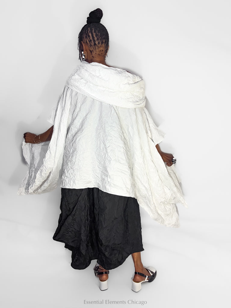Heydari Crinkle Cowl Top - Essential Elements Chicago