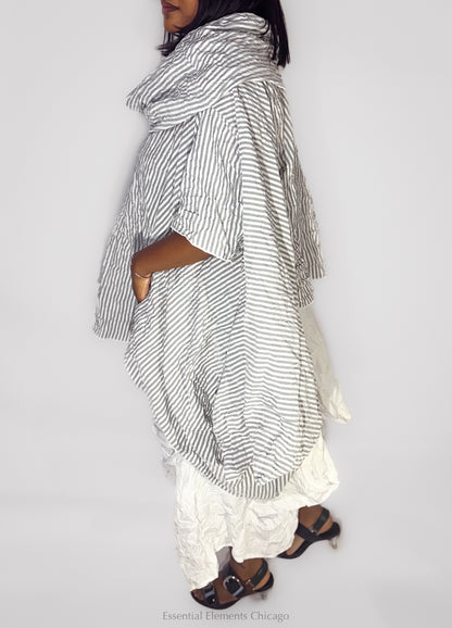 Heydari Crinkle Cowl Top - Essential Elements Chicago