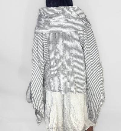 Heydari Crinkle Cowl Top - Essential Elements Chicago