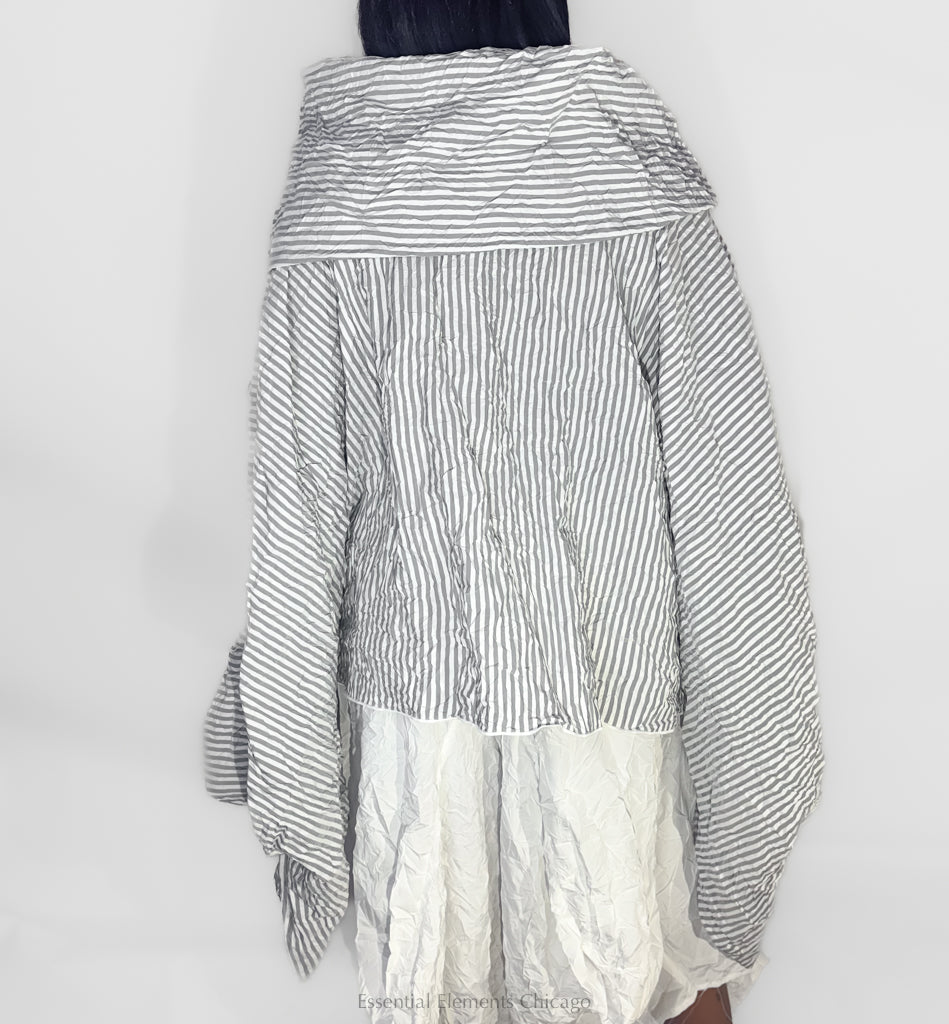 Heydari Crinkle Cowl Top - Essential Elements Chicago