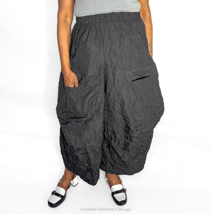Heydari Crinkle Cropped Pants - Essential Elements Chicago