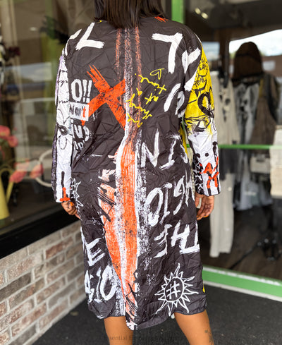 Heydari Graffiti Straight Dress - Essential Elements Chicago