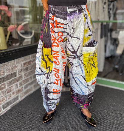 Heydari Grafiti Big Pocket Pants - Essential Elements Chicago