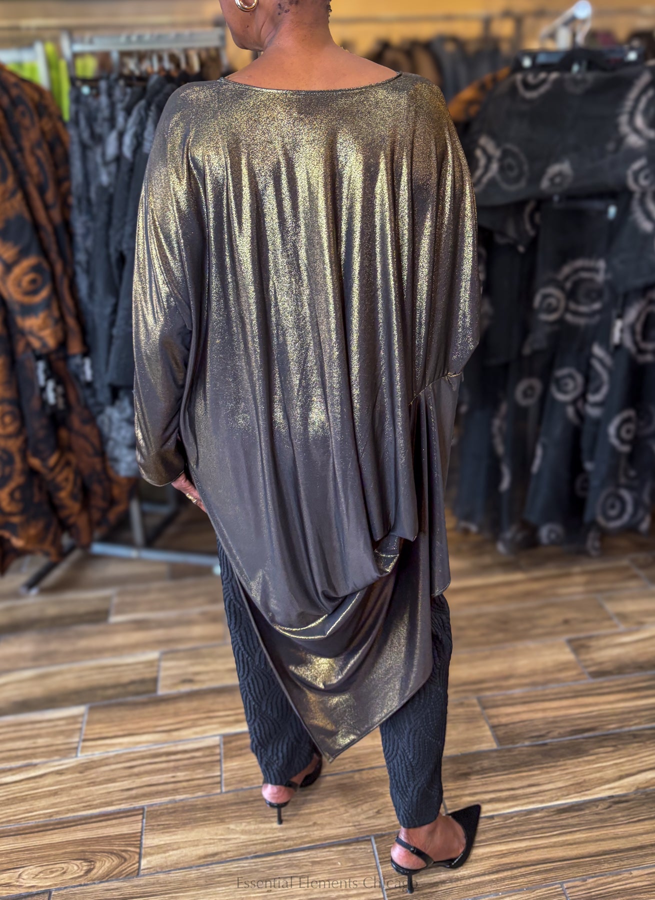 Heydari Metallic Tunic