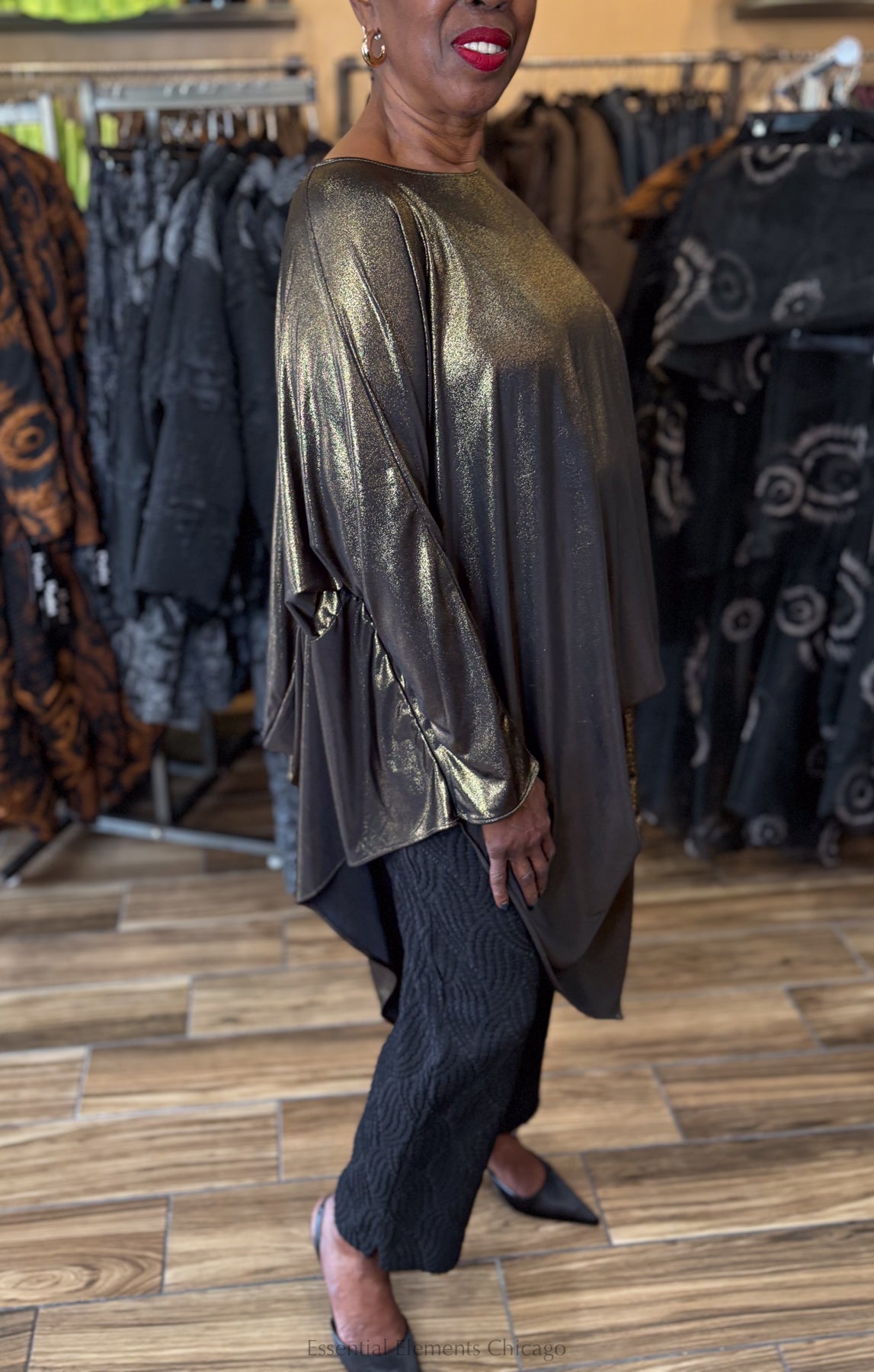 Heydari Metallic Tunic