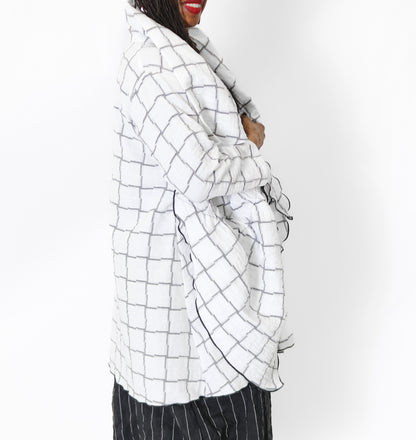 Heydari Robin Jacket, Grid - Essential Elements Chicago
