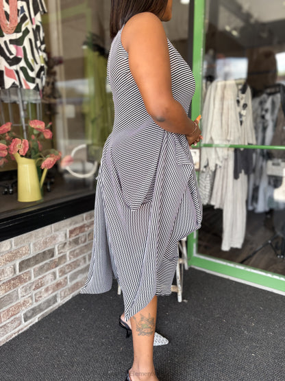 Heydari Striped Dress - Essential Elements Chicago