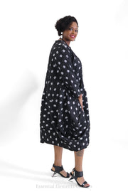 Heydari Textured Dot Dress - Essential Elements Chicago