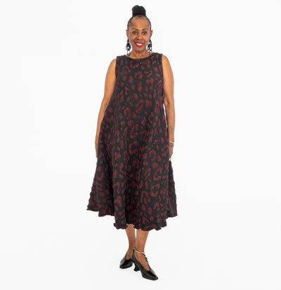 Heydari Textured Sleeveless Dress - Essential Elements Chicago