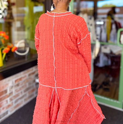 IC Collection Bubble Check Detail Top - Essential Elements Chicago