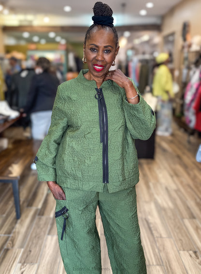 IC Collection Double Zip Blouse - Essential Elements Chicago