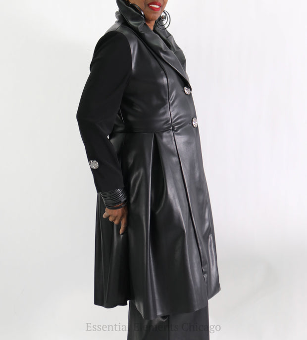 IC Collection Faux Leather Jacket - Essential Elements Chicago