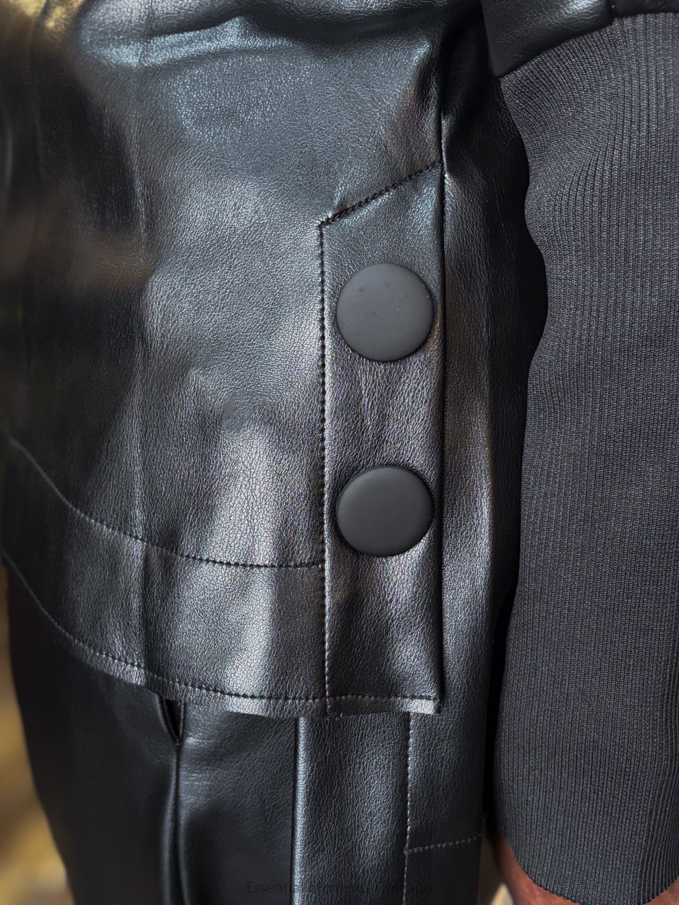 IC Collection Faux Leather Top - Essential Elements Chicago