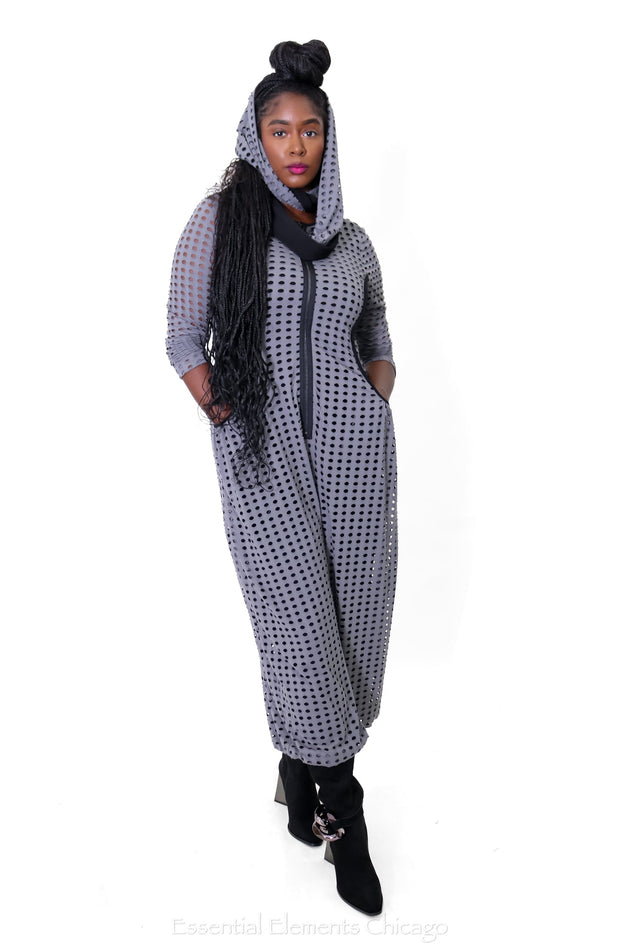 IC Collection Jumpsuit, Grey - Essential Elements Chicago