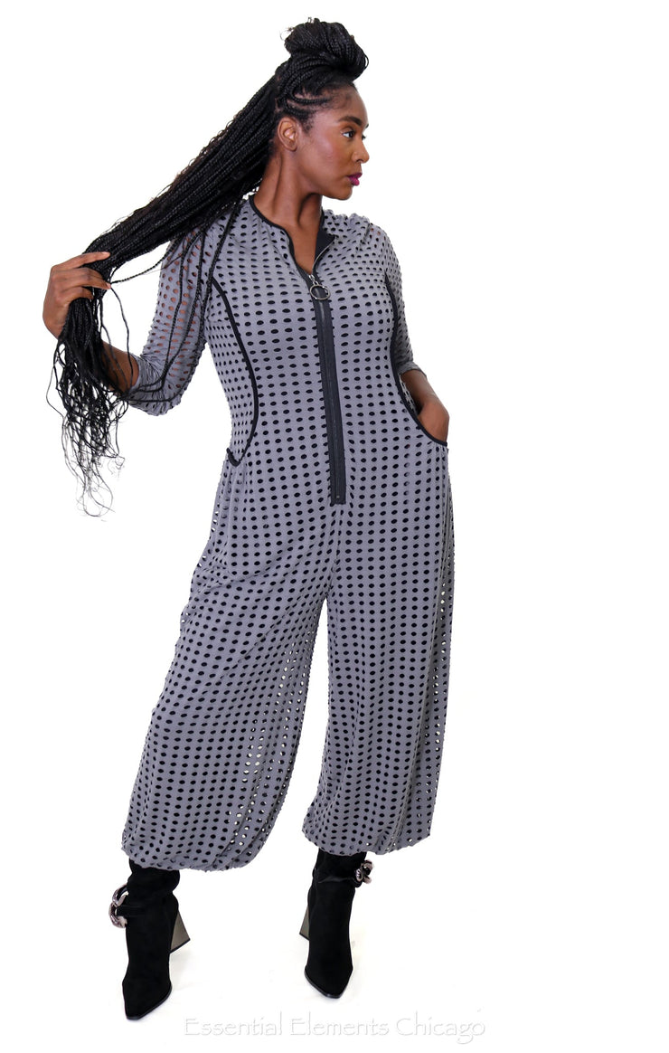 IC Collection Jumpsuit, Grey - Essential Elements Chicago