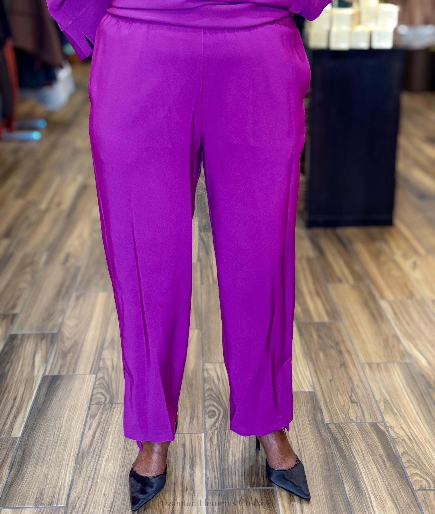 IC Collection Pencil Pants, Magenta
