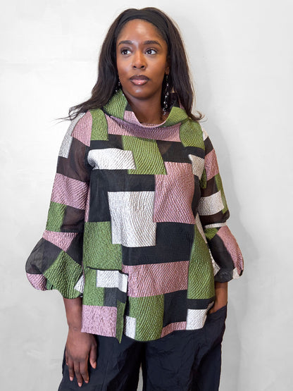 IC Collection Textured Geo Top - Essential Elements Chicago