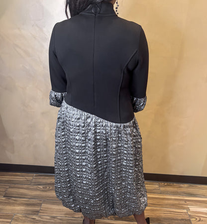 IC Collection Textured Midi Dress - Essential Elements Chicago