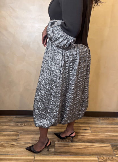 IC Collection Textured Midi Dress - Essential Elements Chicago