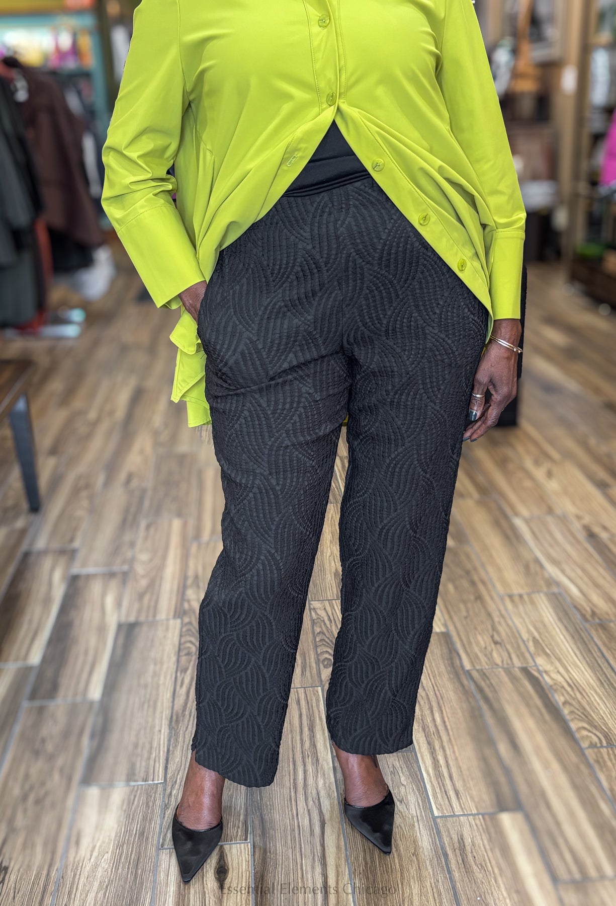 IC Collection Textured Pencil Pant