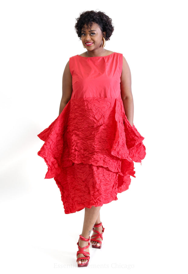 Igor Flora Dress Red Clothing - Dress by Igor Dobranic | Essential Elements Chicago