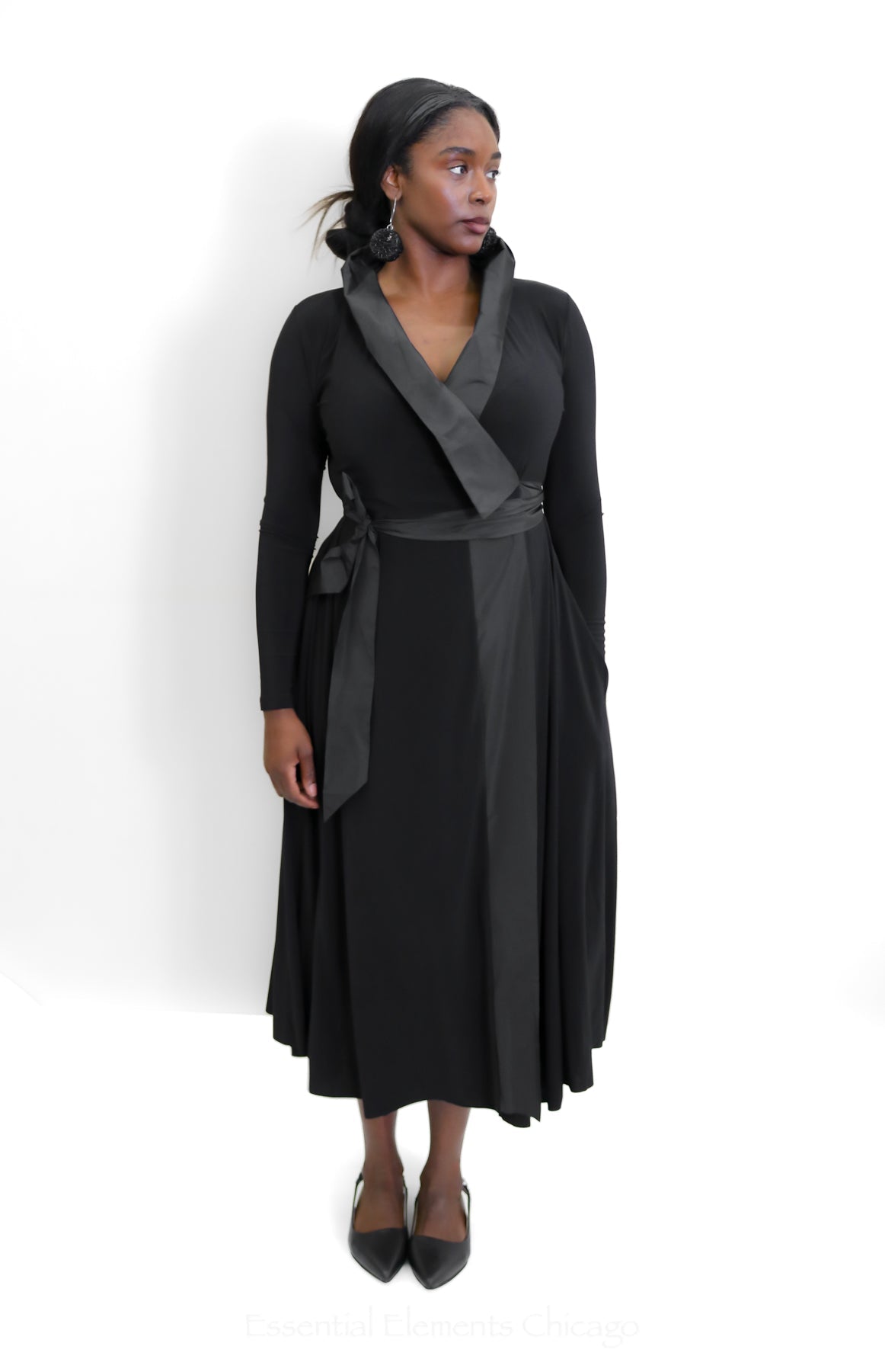 Igor Grosseto Dress, Black - Essential Elements Chicago