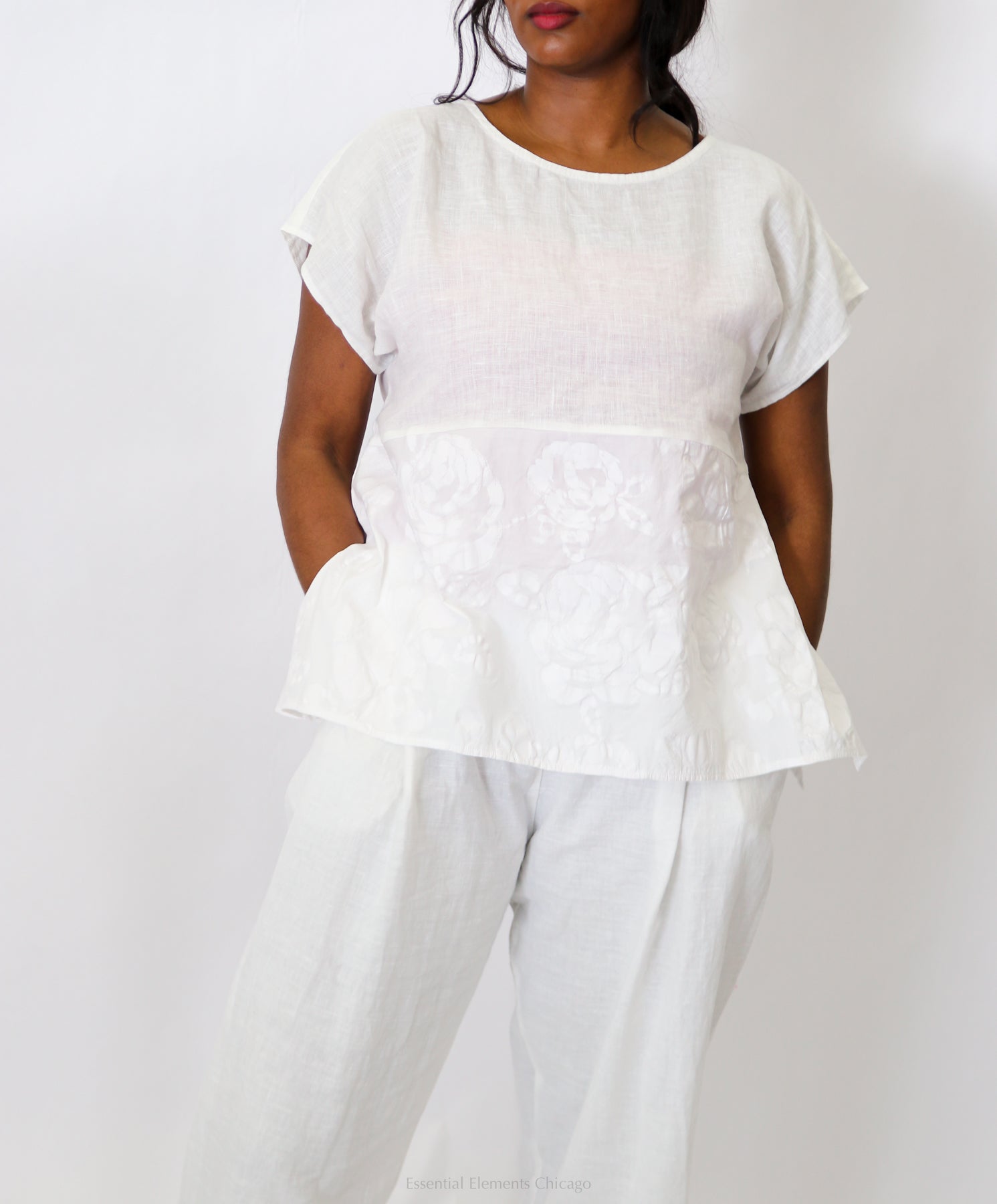 Igor Lisinski Top, White - Essential Elements Chicago