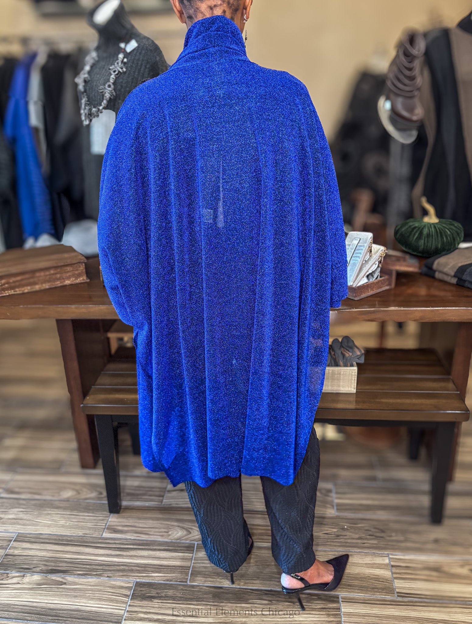 Igor Tao Open Tunic, Blue - Essential Elements Chicago