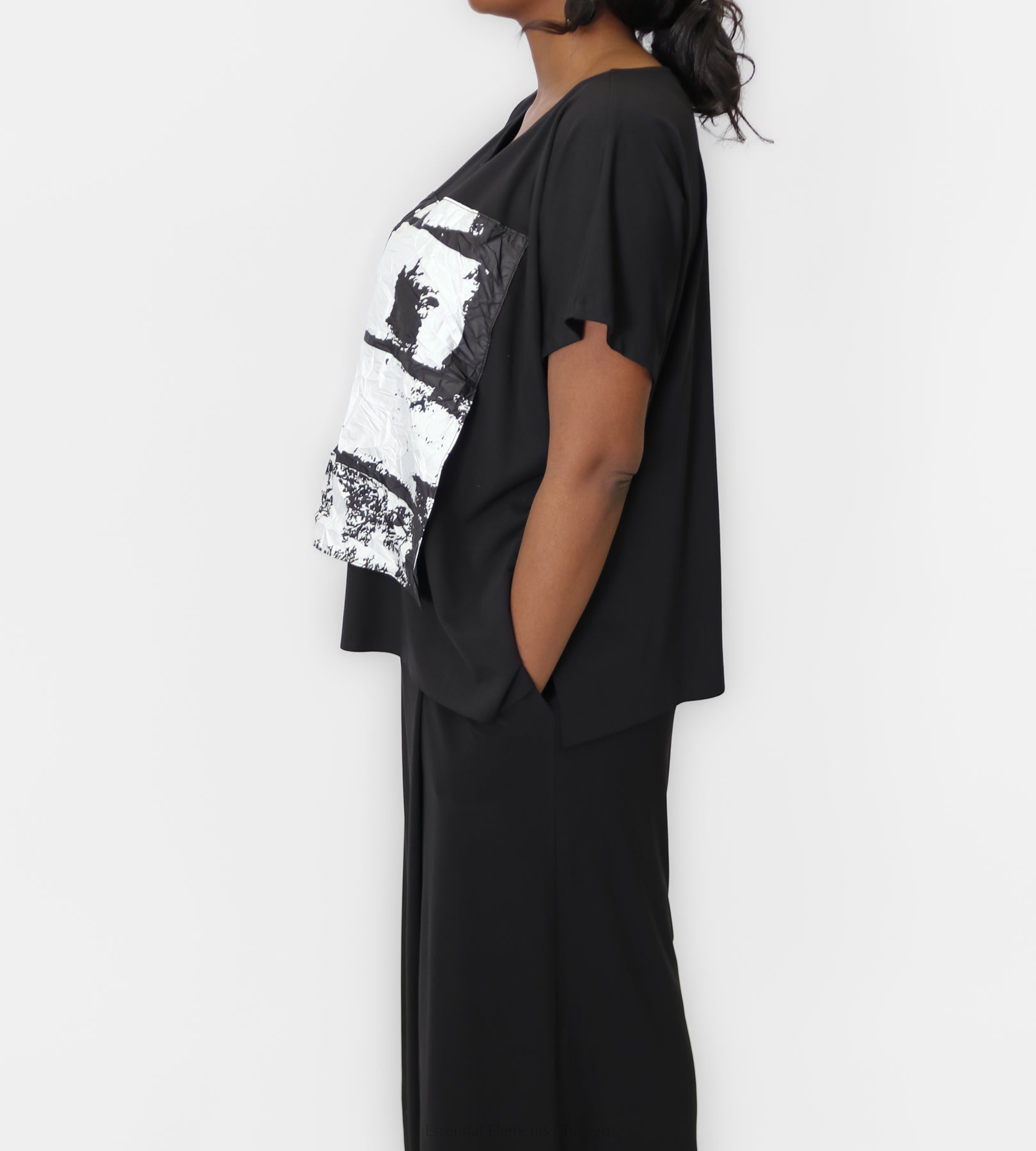 Igor The Edit Thea Top, Black - Essential Elements Chicago