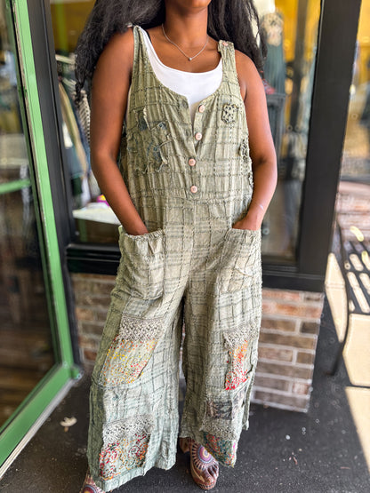 Jaded Gypsy Cobblestone Walks Overalls - Essential Elements Chicago