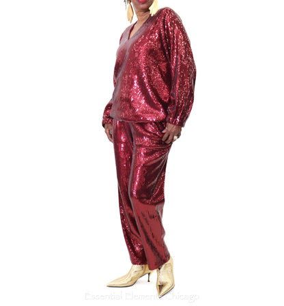 Jassy Sequin Pants - Essential Elements Chicago