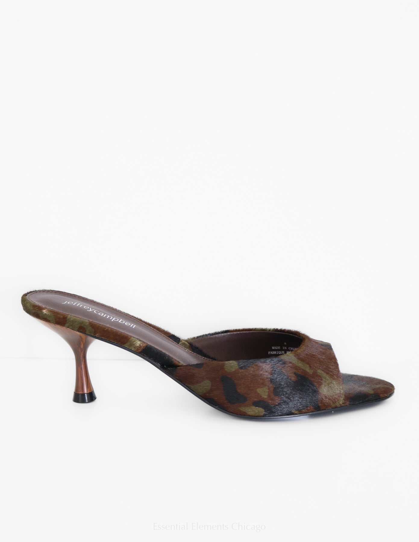 Jeffrey Campbell Spy Kid Mule, Camo - Essential Elements Chicago