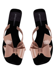 Jeffrey Campbell Sugary Sandal Blush/Black 10 Shoetique - Sandals by Jeffrey Campbell | Essential Elements Chicago