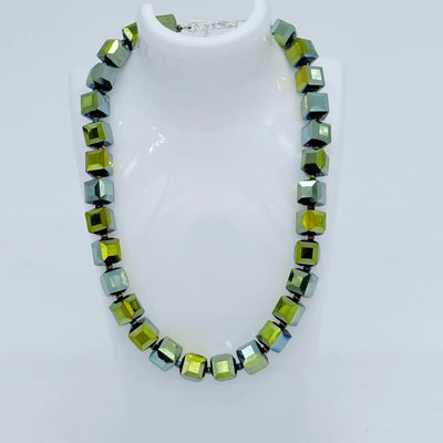 Jianhui Big Crystal Cube Necklace - Essential Elements Chicago